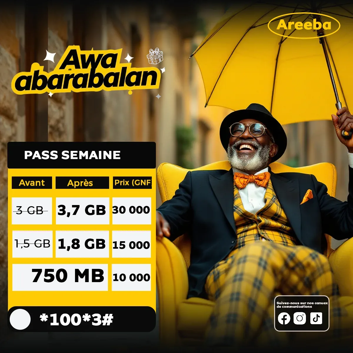Pass Internet Areeba