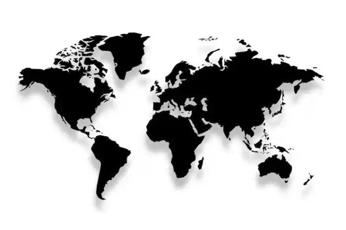 Carte du monde des réseaux partenaires Areeba